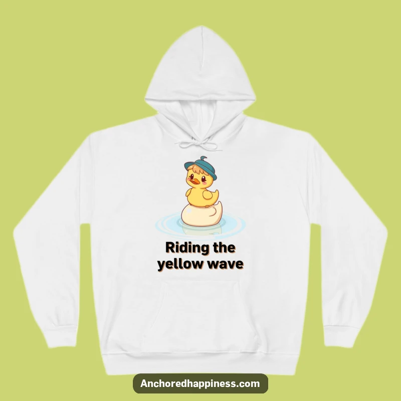 Cozy Funny Rubber Ducky Hoodie - Whimsical Character's Comfy, Hilarious Style!