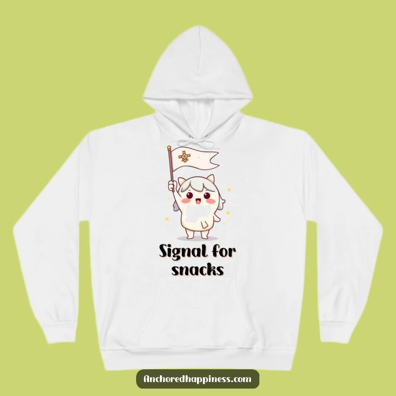 Funny Enthusiastic Flag Hoodie - Cozy Cute Character Action Gift
